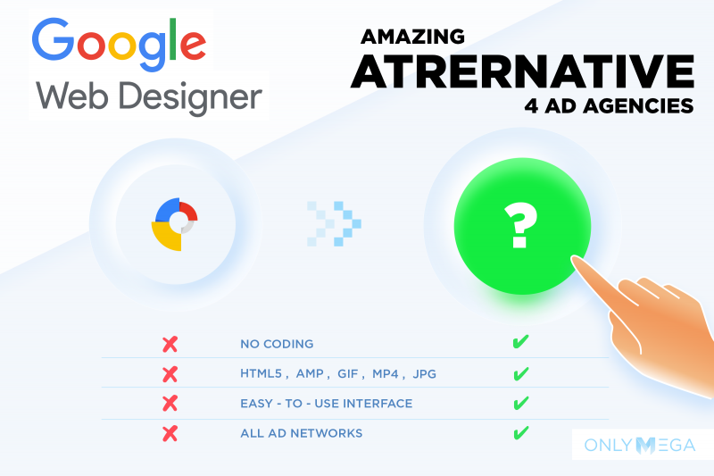 Amazing Google Web Designer Alternative for Ad Agencies OnlyMega